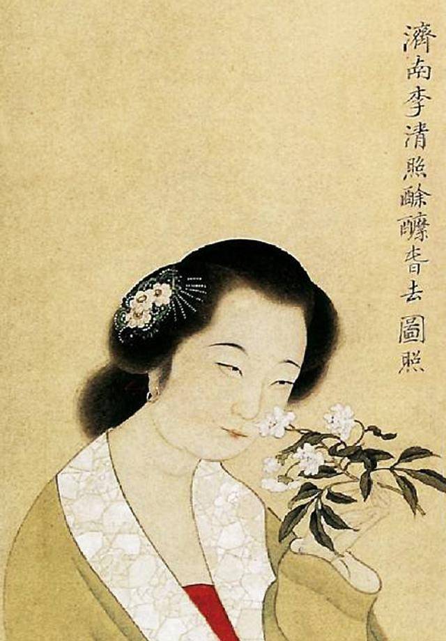 比如清代画家姜埂也曾创作过一幅《李清照小像》(见下图),但画面风格