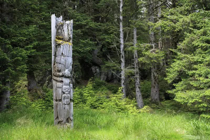 国家公园法律和当地海达族人的保护下,格瓦伊哈纳斯(gwaii haanas)