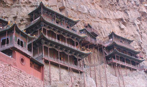 原创倒悬空寺,何马小说《藏地密码》中提及的一个巨大的建筑