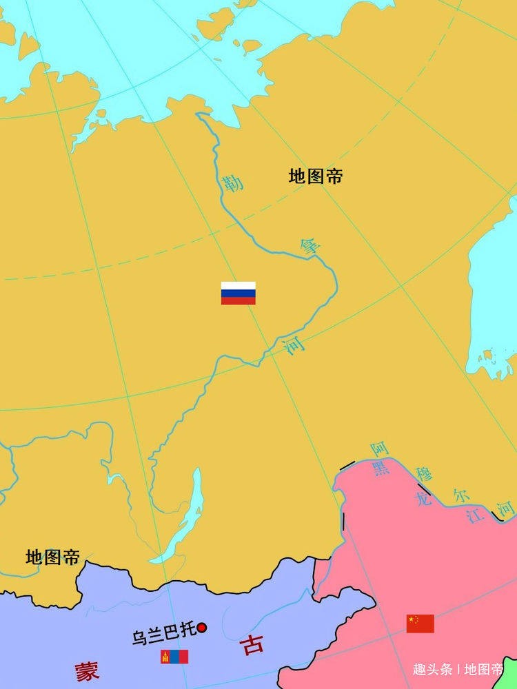 清朝曾希望与沙俄以勒拿河为界,具体界线在哪?_俄罗斯