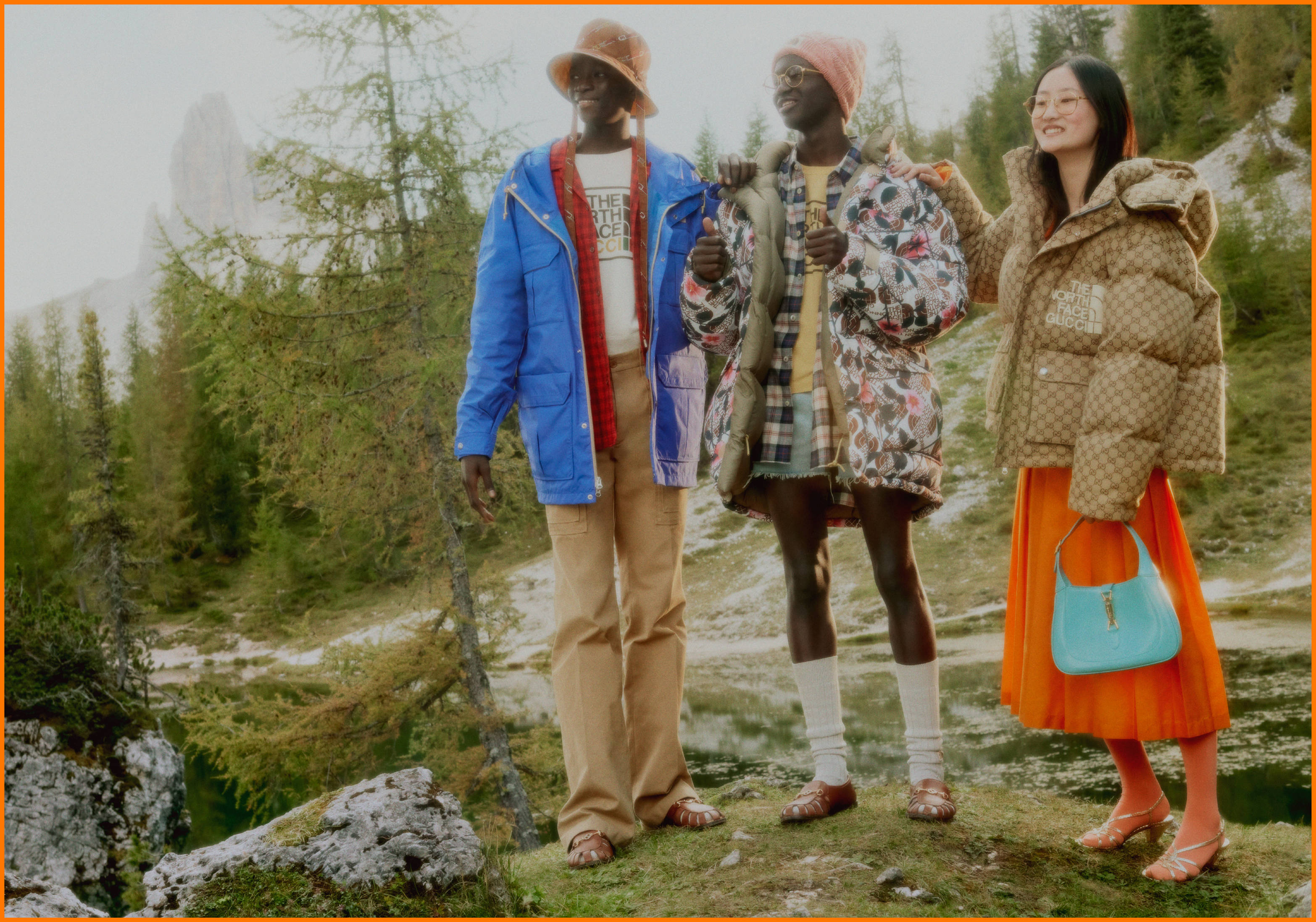 the north face × gucci联名系列 古驰全新探索之旅即刻启程
