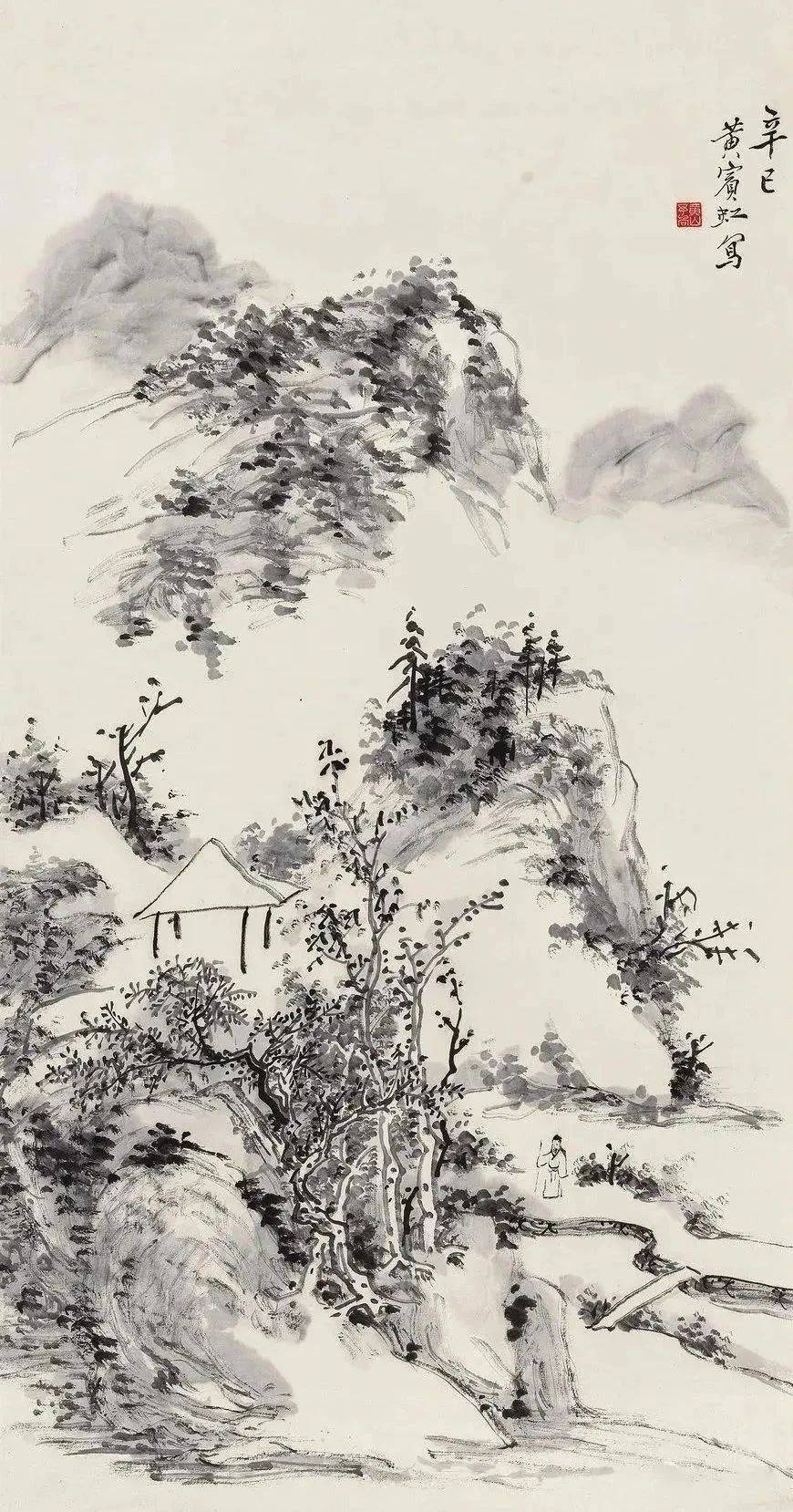 国画大师黄宾虹山水画作品选赏