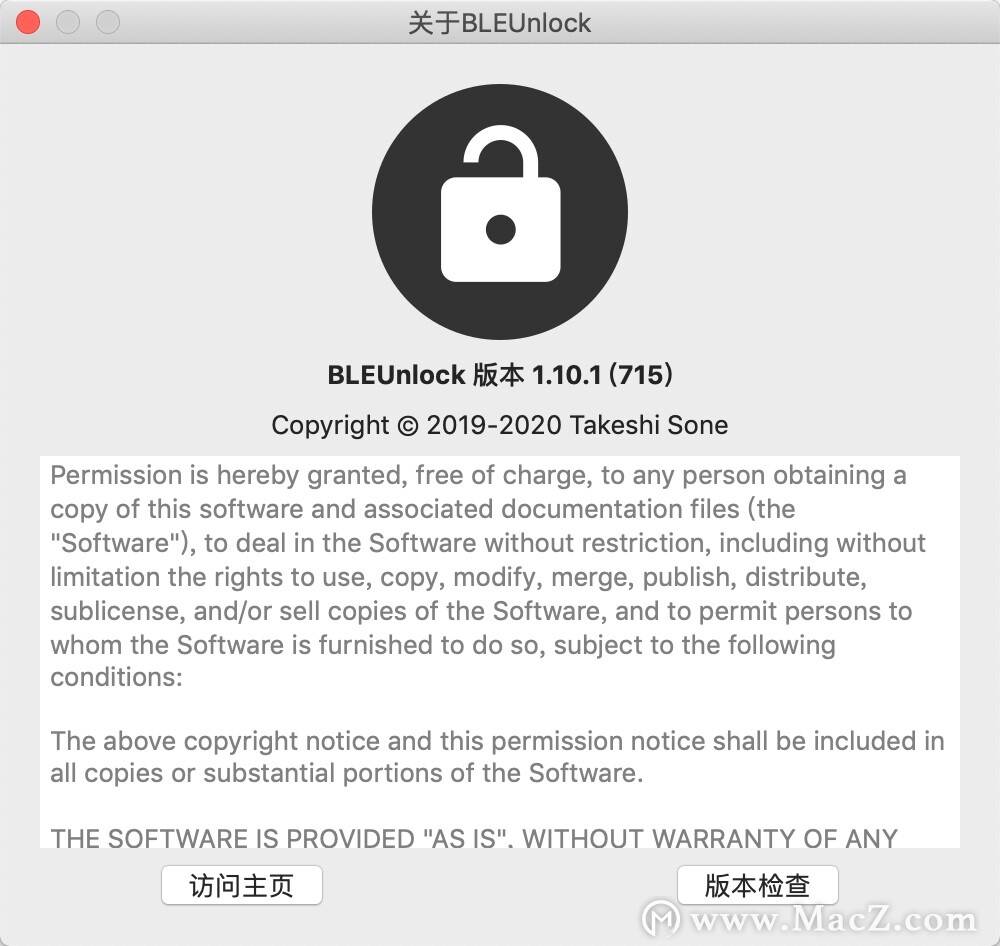 BLEUnlock for mac蓝牙解锁Mac工具