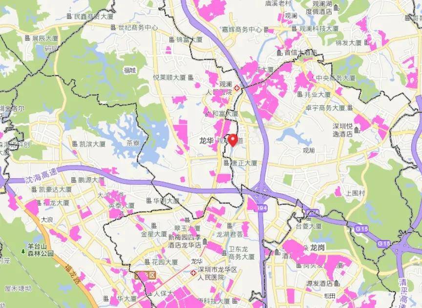 深圳各区域旧改地图-干货值得收藏!