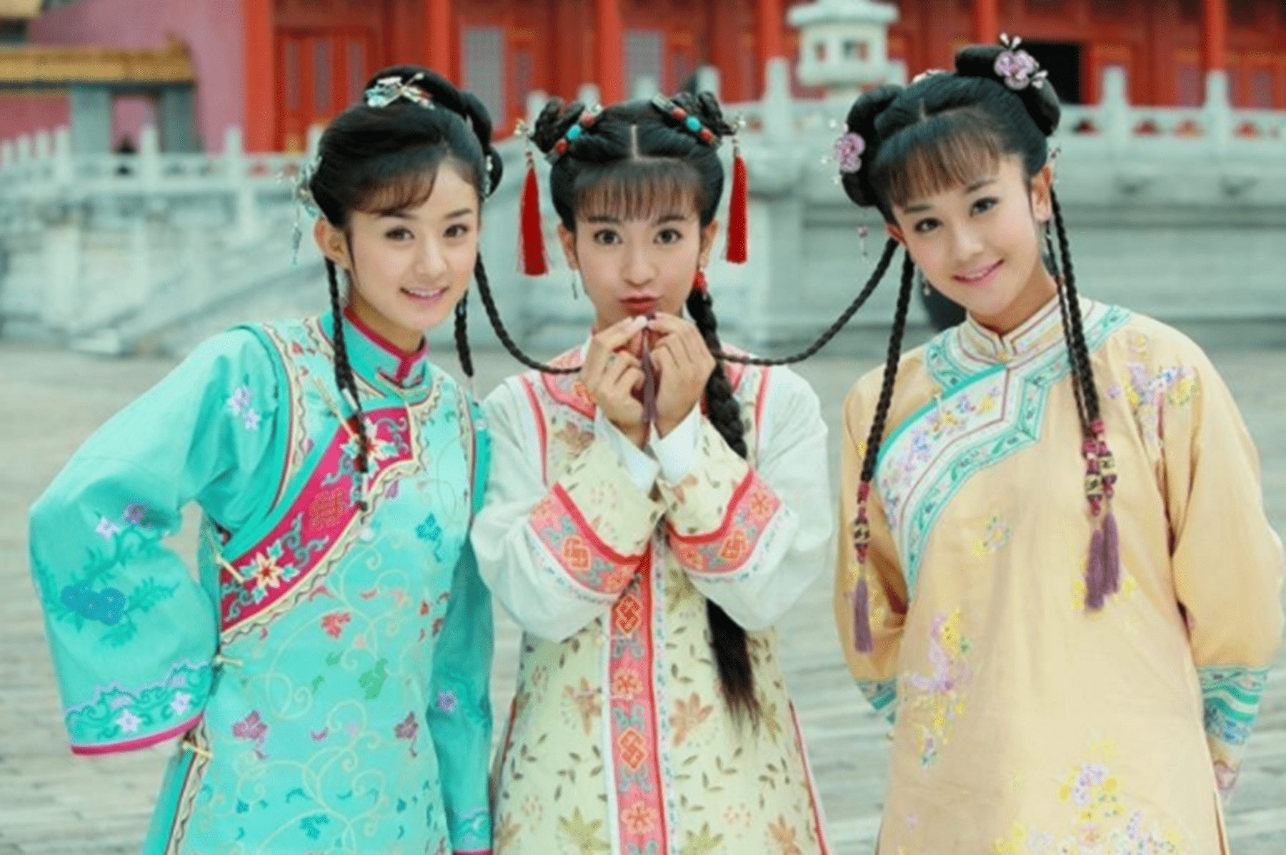 原创《新还珠格格》播出9年,三位女主演差距大,赵丽颖成为一线女星
