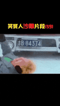 搞笑gif段子:〖13〗这路才是真的坑,兄弟,你车不见了!