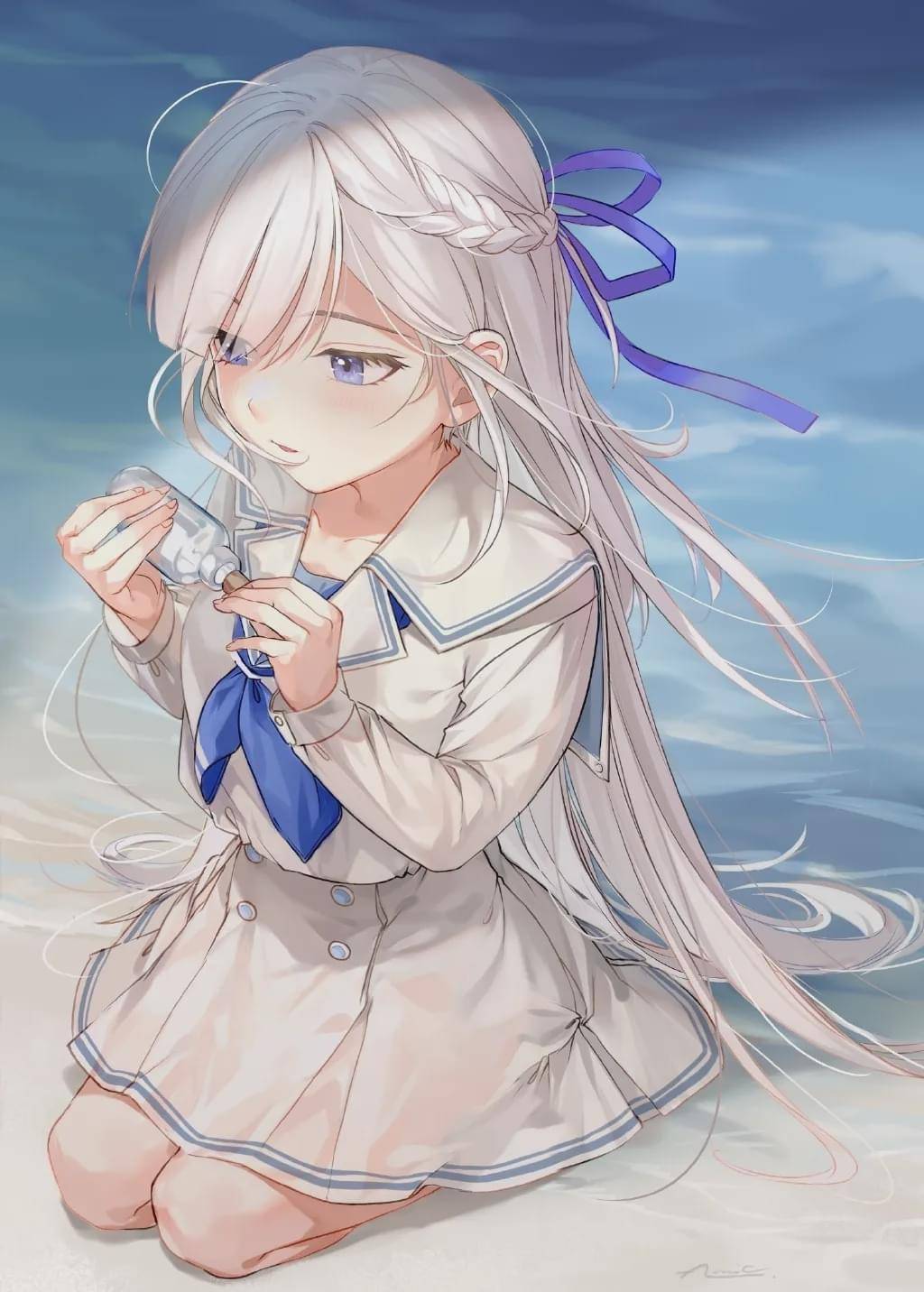动漫美图:画师あるみっく的插画作品