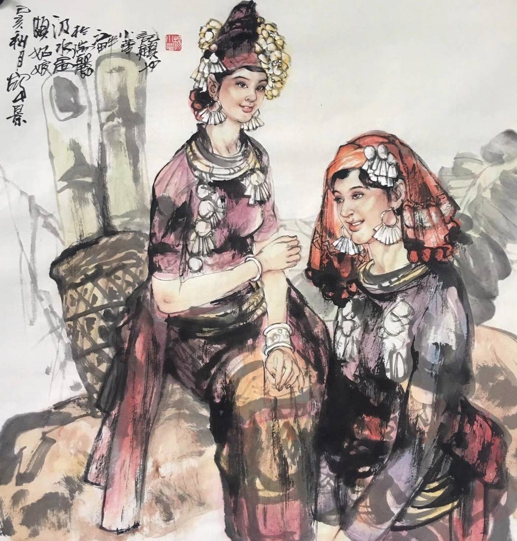 中国画名家—画家杨小华作品欣赏