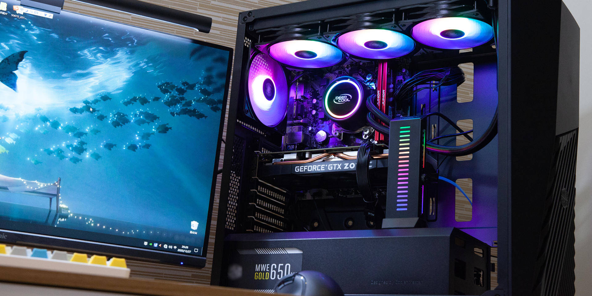 2020年末,送给自己最后的礼物,桌面、散热再折腾