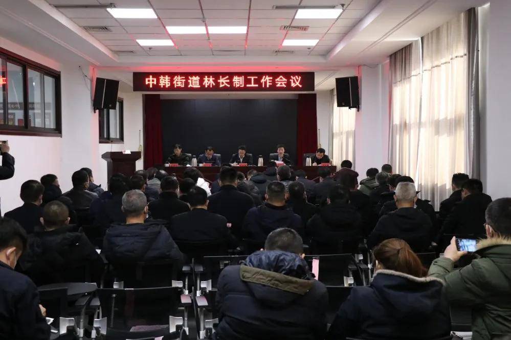 在中韩街道安全生产工作会议中,中韩街道党工委副书记,街道办事处主任