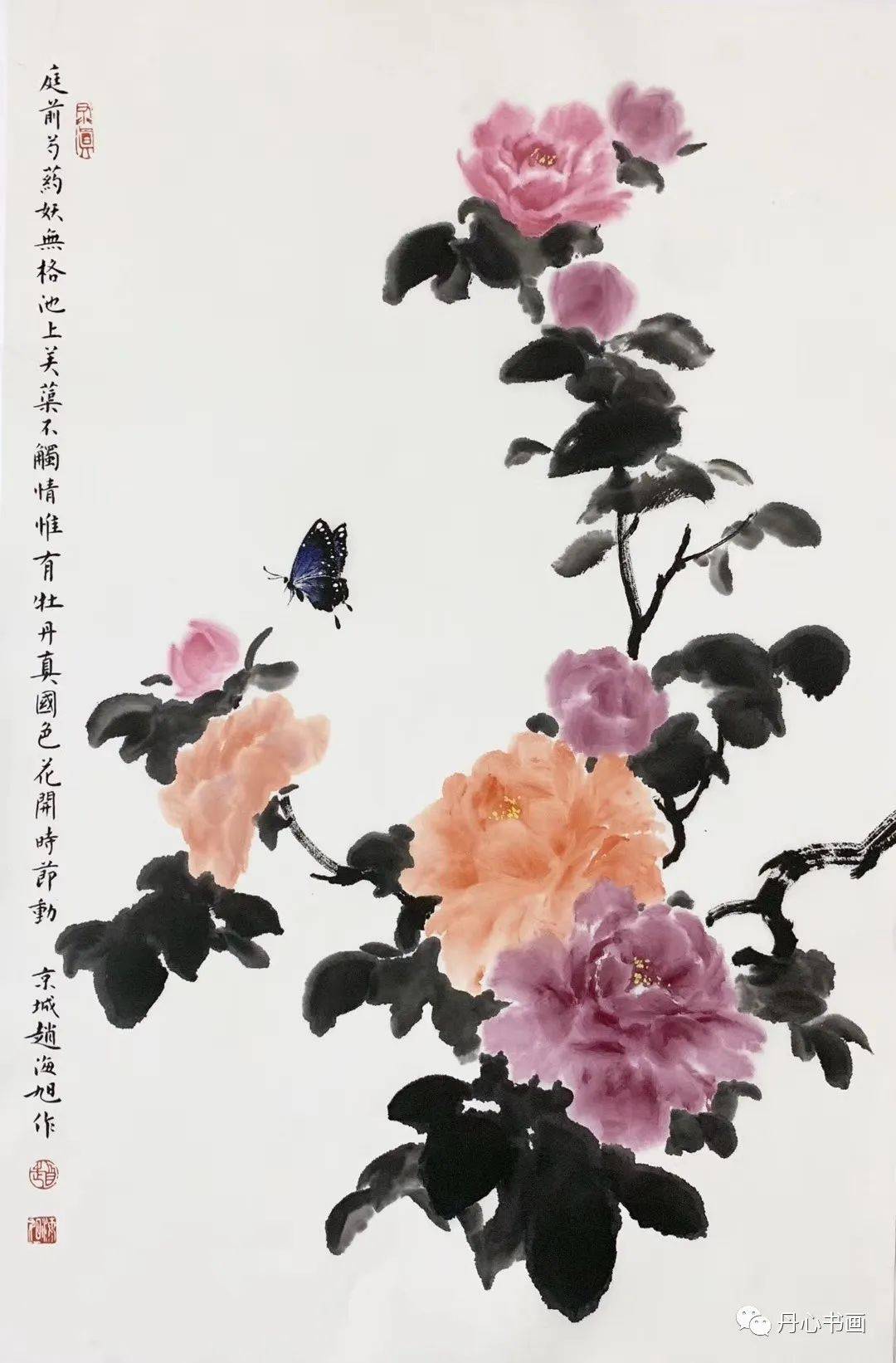 书画家赵海旭写意花鸟作品欣赏