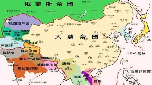 原创1905年版的《大清帝国全图》,看完令人唏嘘,为什么会变成这样?