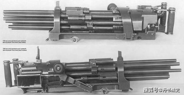 苏联斯洛斯汀转管机枪,曾打算安装在is-7重型坦克身上