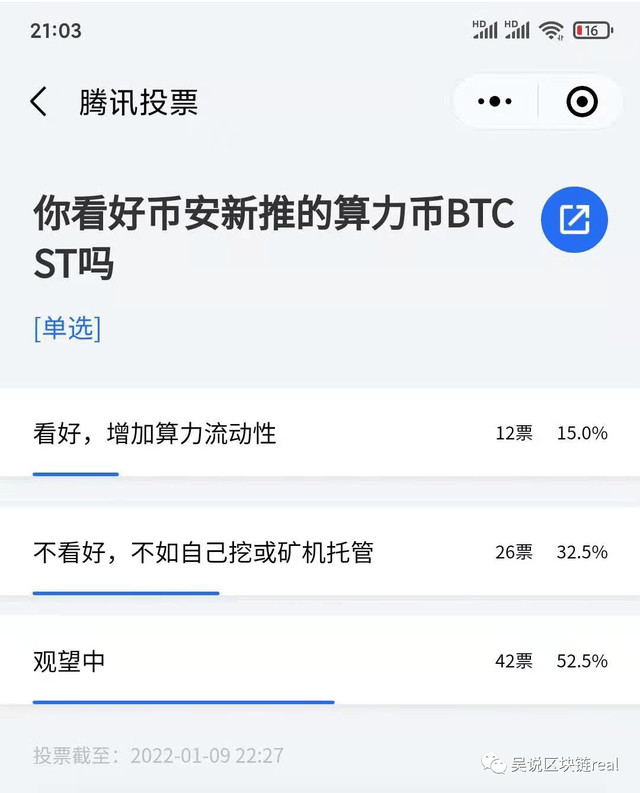 解析算力币BTCST:币安光环 设计精巧 但价值存疑-三投六币
