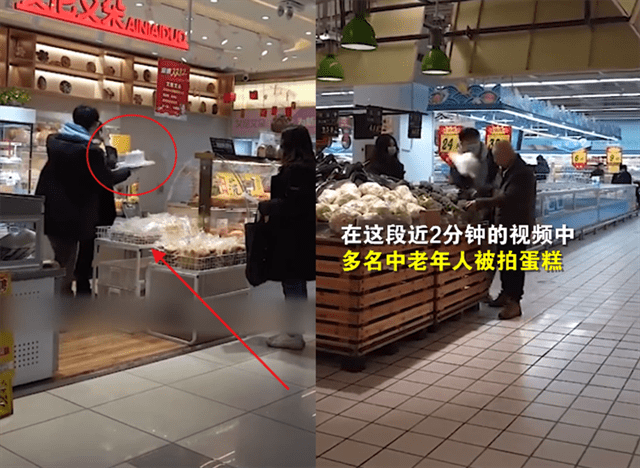 路人口罩蛋糕_戴口罩的路人照片