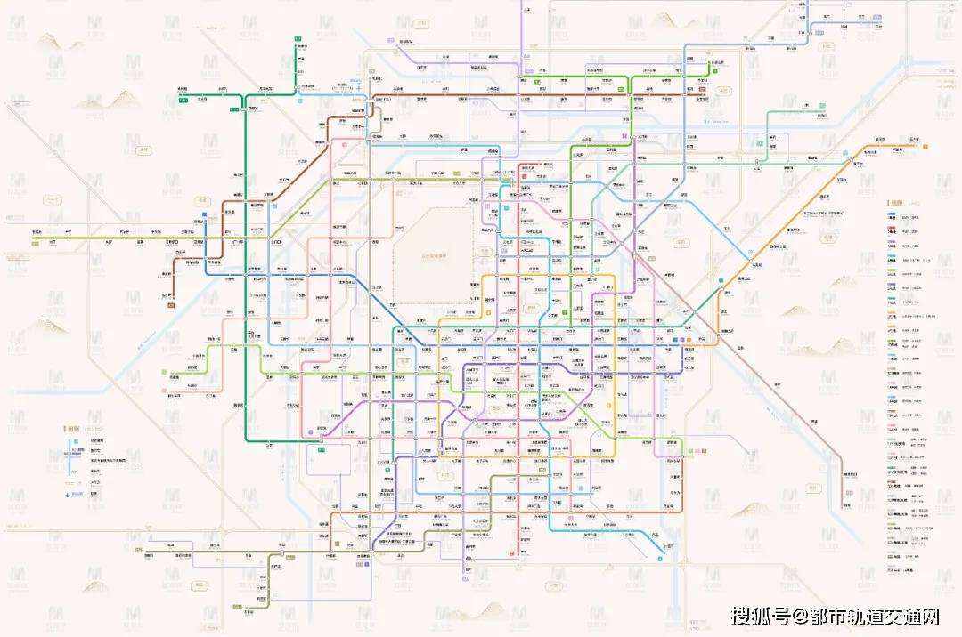 看看2021年西安城轨线路规划_地铁