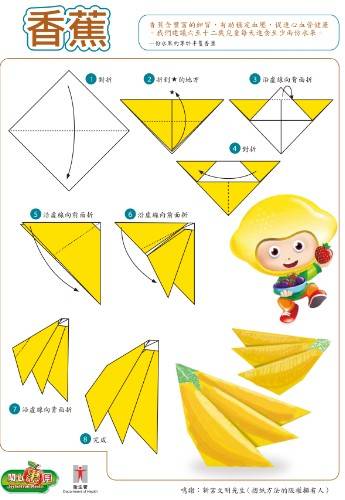 适合陪孩子一起玩的水果折纸教程,简单有趣又益智,赶紧收藏吧