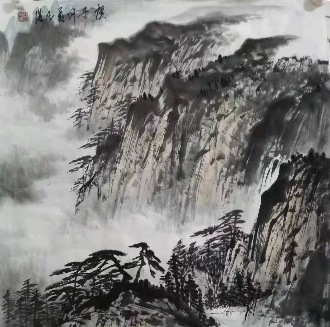 起航中国·爱我中华——画家张凡俊迎新春作品微展_山东泰山