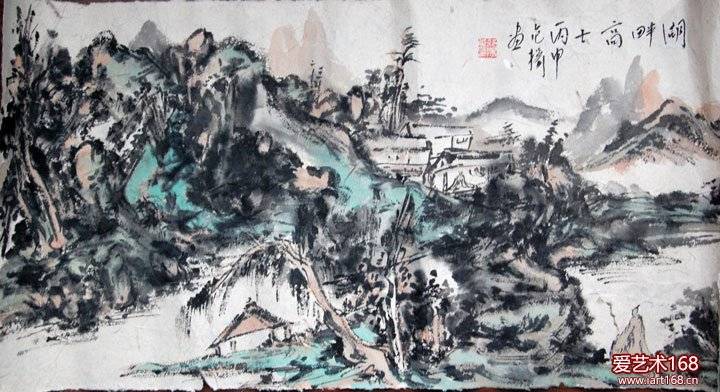 笔厚墨沉,洒脱随性,范扬绘画作品欣赏_山水画