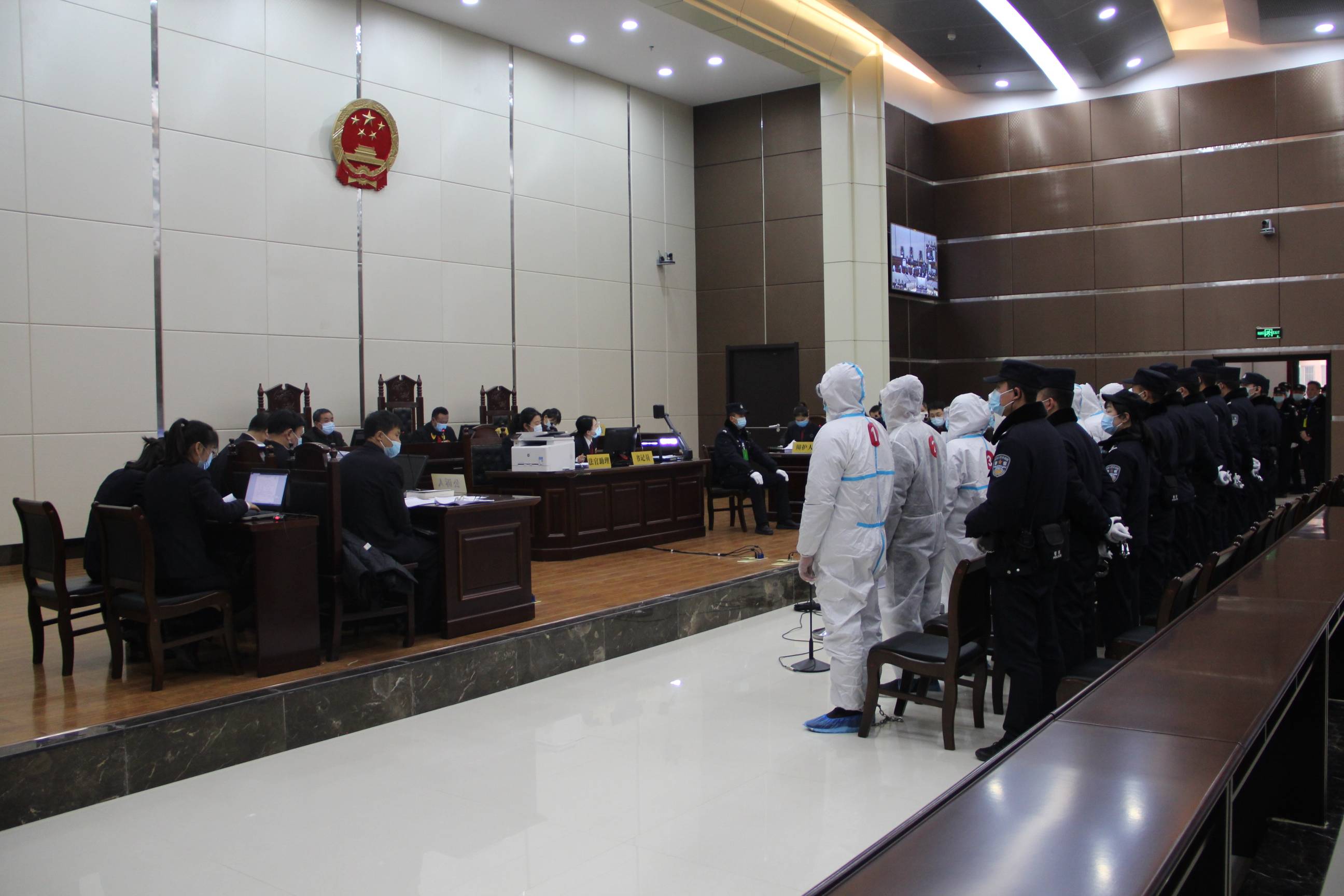 清水县人民检察院通过云法庭支持刑事案件开庭审理