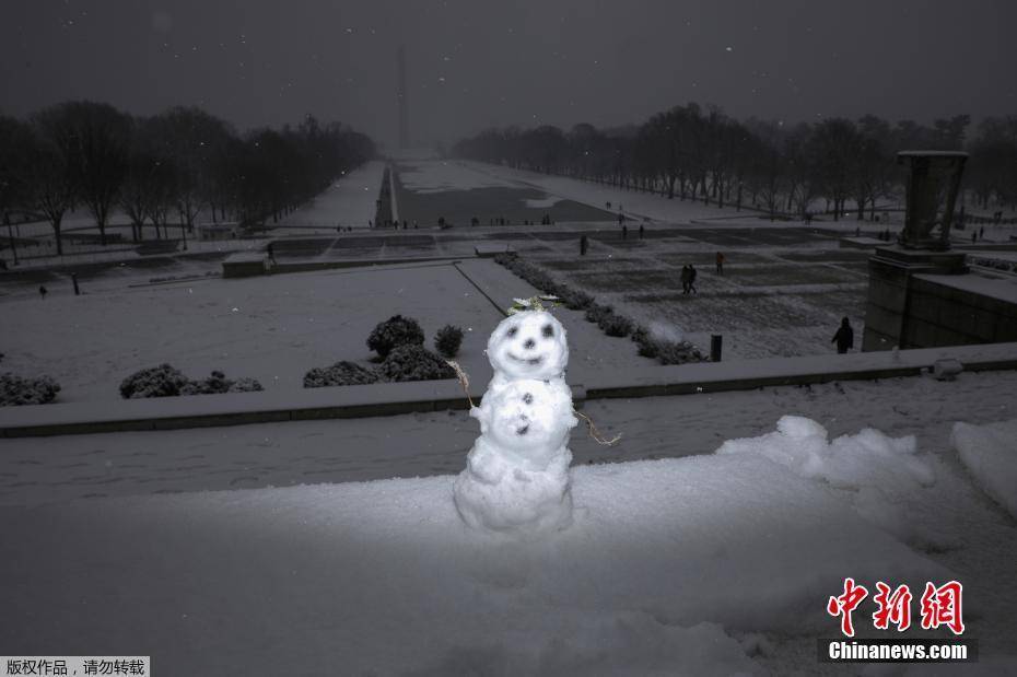 1/ 12 当地时间2021年1月31日,美国华盛顿,当地迎来强暴风雪天气