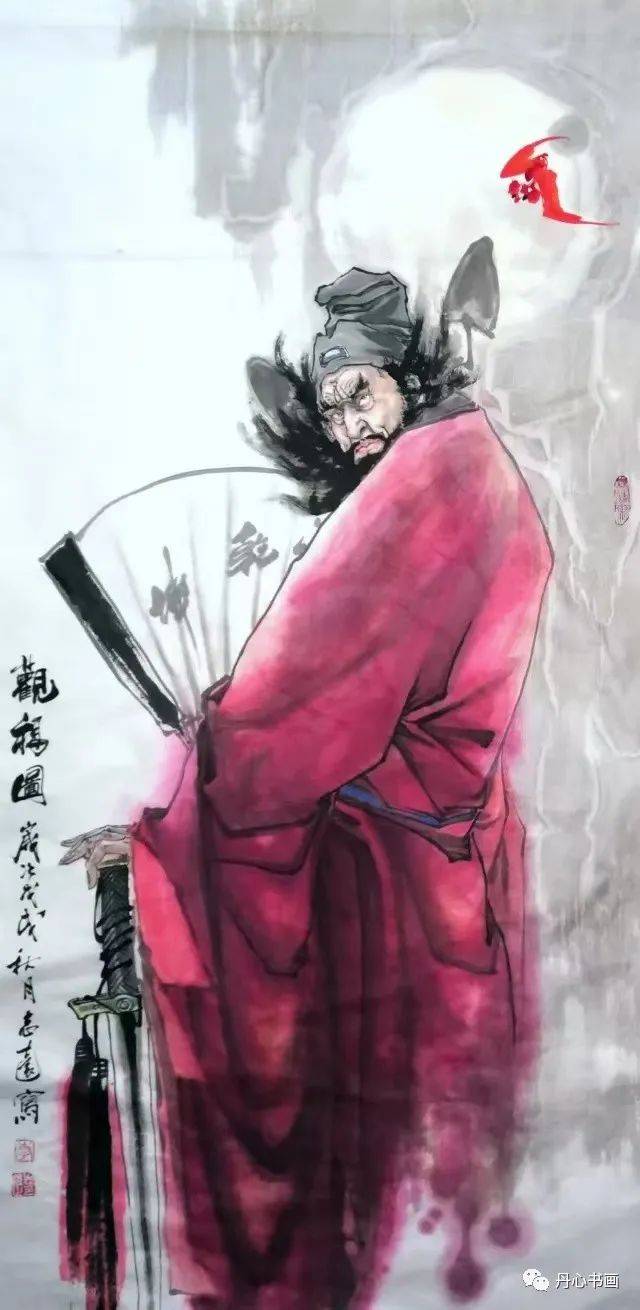 意态高古,笔法飘逸|人物画家李志远_作品