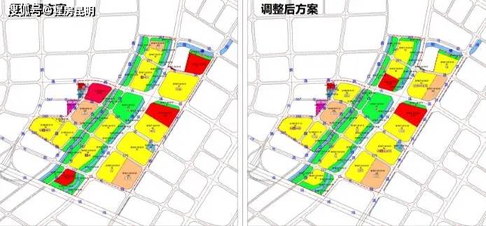 宝华寺片区控规优化对比截图这些城改项目都围绕巫家坝展开,在未来的