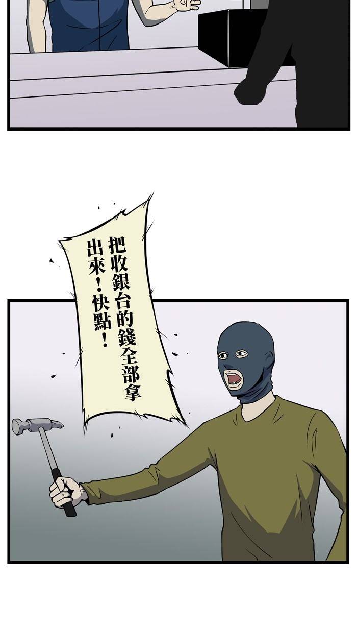 搞笑漫画:抢劫商店