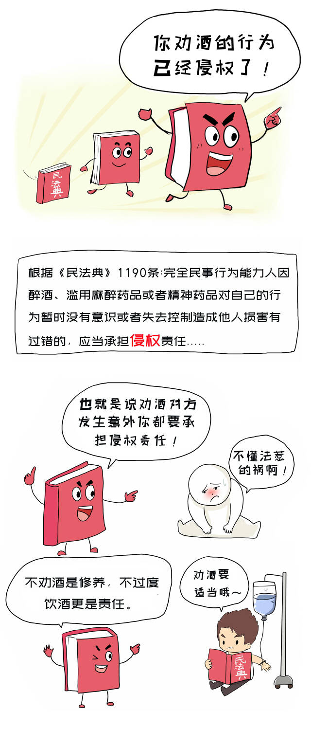 【漫画民法典】好律师:遭到亲友强行劝酒怎么办?