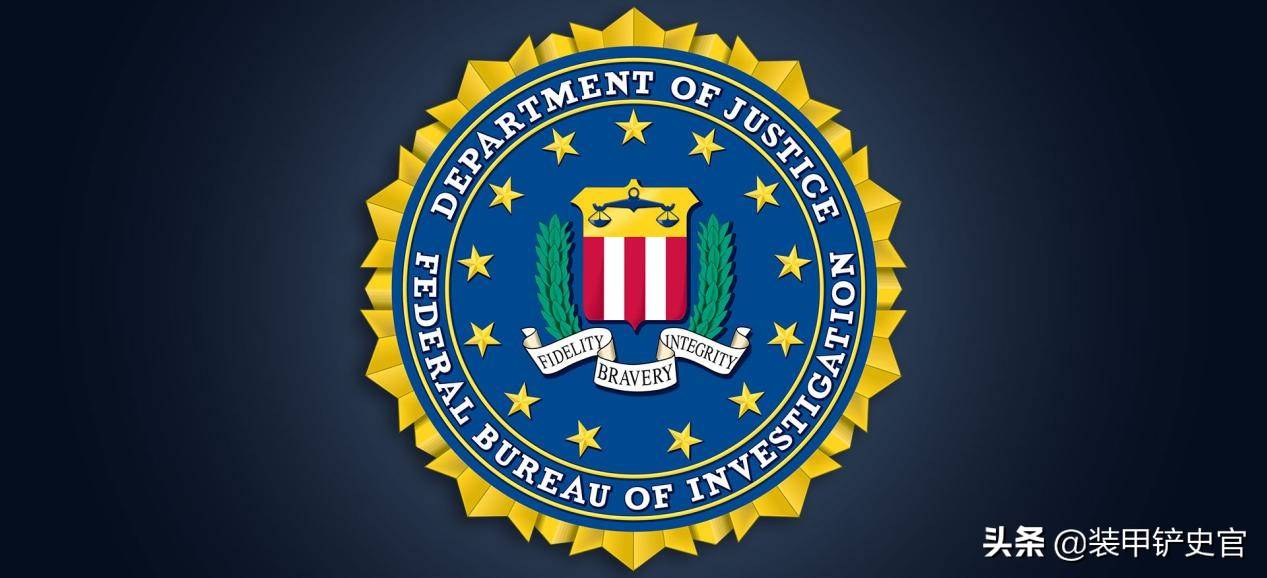 美国联邦调查局(fbi)徽章.