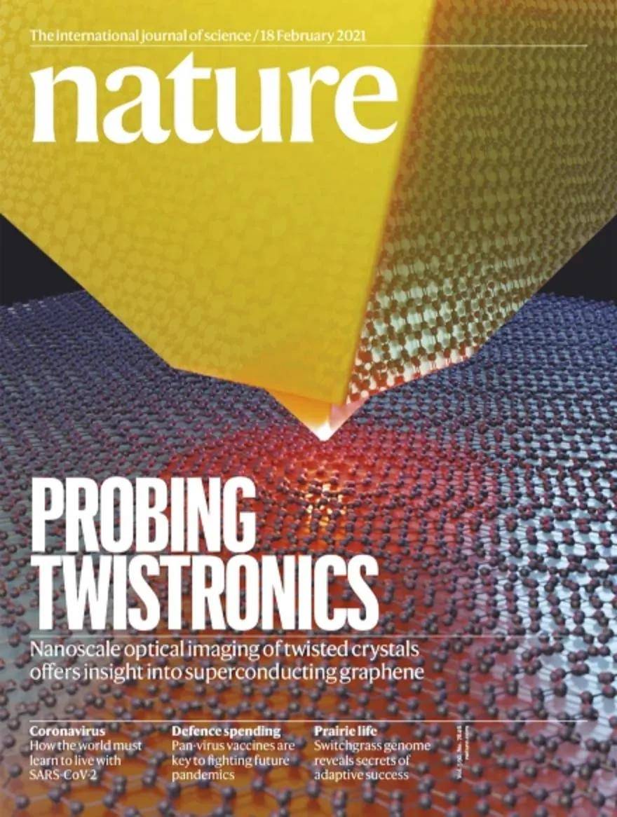 twisted bilayer graphene"为题于2021年2月17日发表在 nature期刊上