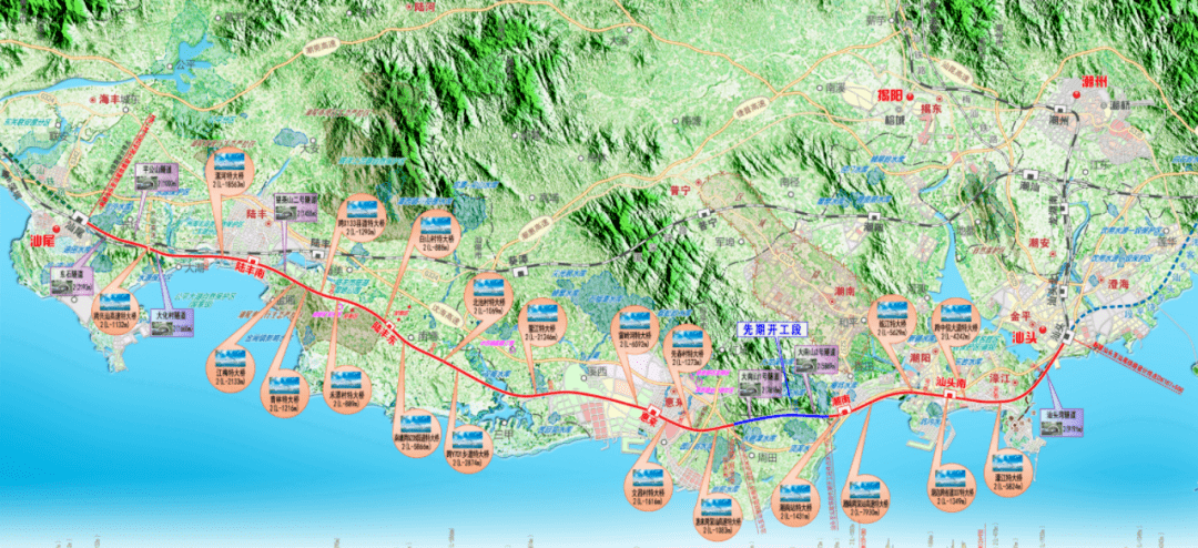 力争海湾隧道下半年主线达到通车试运营条件,国道228线汕北大道(凤东