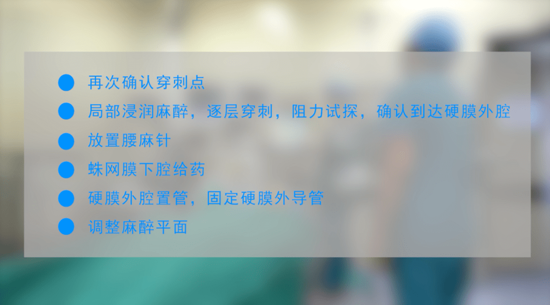 椎管内麻醉 / 镇痛的实施规范