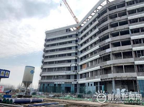 雏形初现荆州市公共卫生中心已完成85