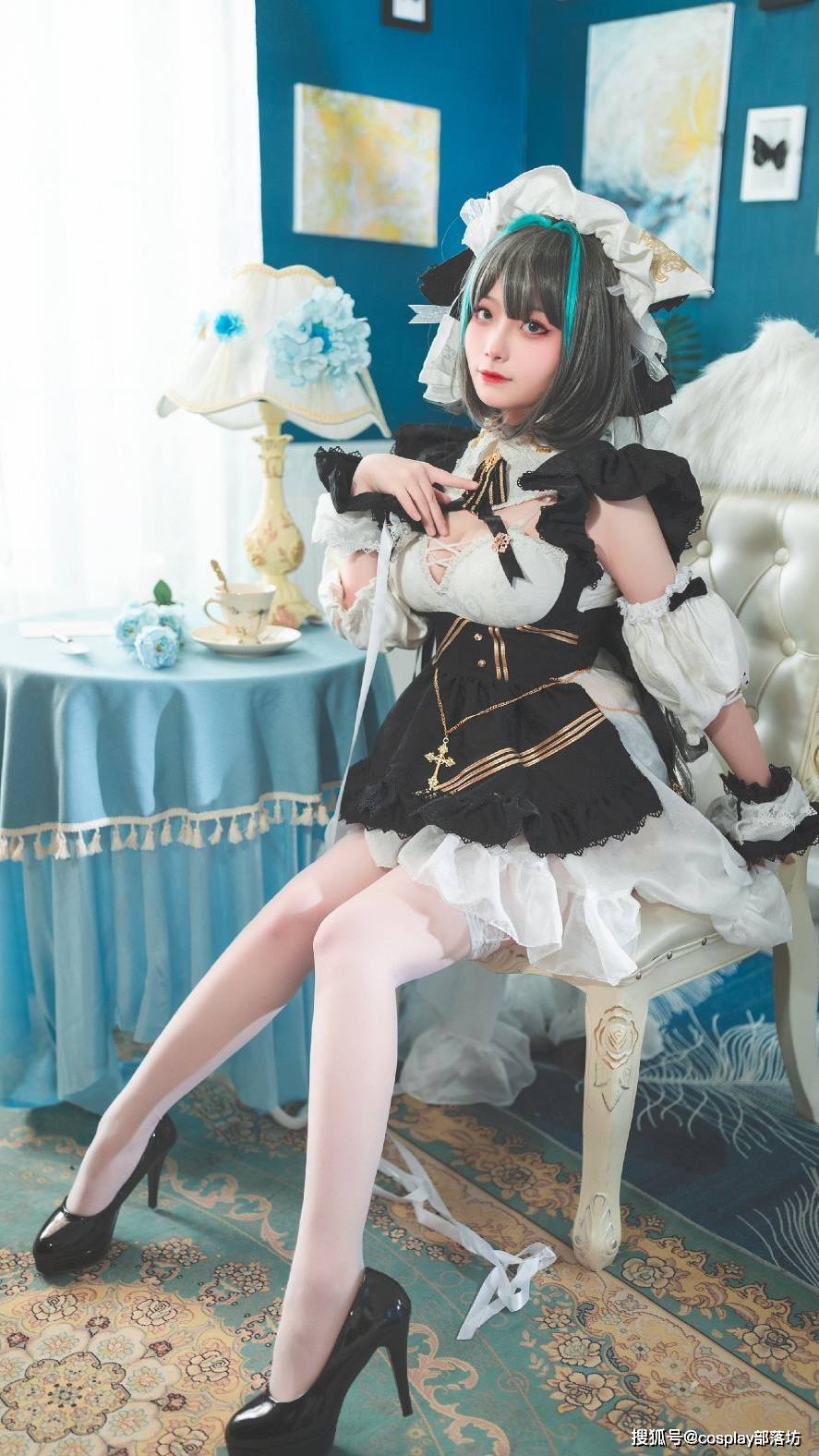 cos:碧蓝航线柴郡cos正片@盒盒