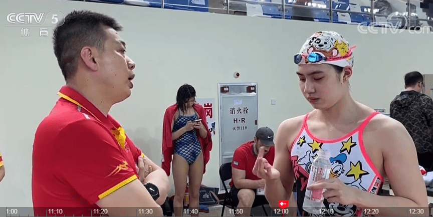 2021年全国游泳争霸赛肇庆站比赛,徐嘉余,闫子贝,张雨霏和杨浚瑄的