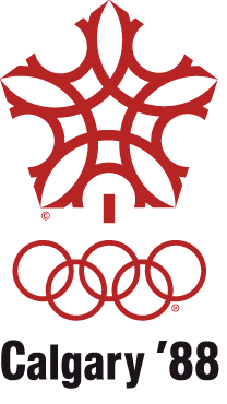 萨拉热窝冬季奥运会会徽,在奥运五环标志下面,也有一个具有象征意义