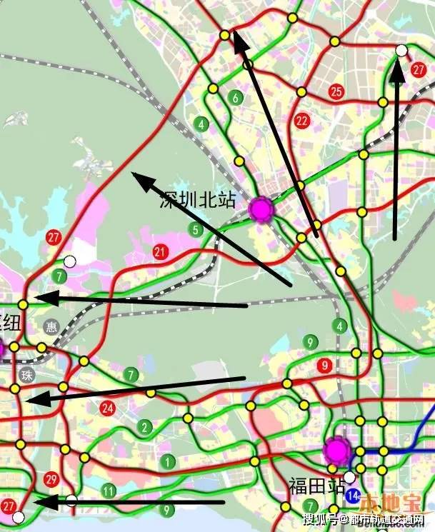 网曝深圳地铁五期规划182227等7条线纳入