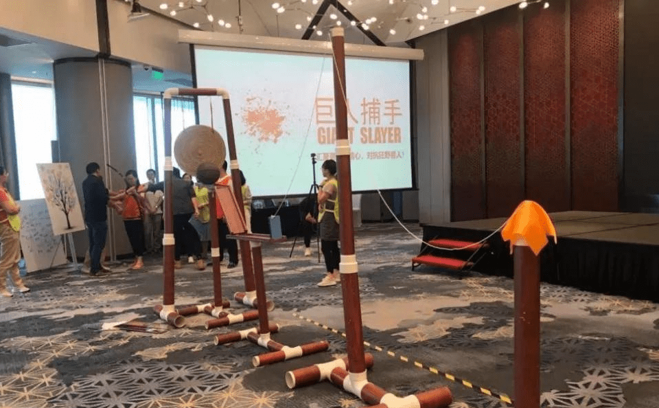 主题团建拓展【巨人捕手】│创意 协作 动手"多元玩法