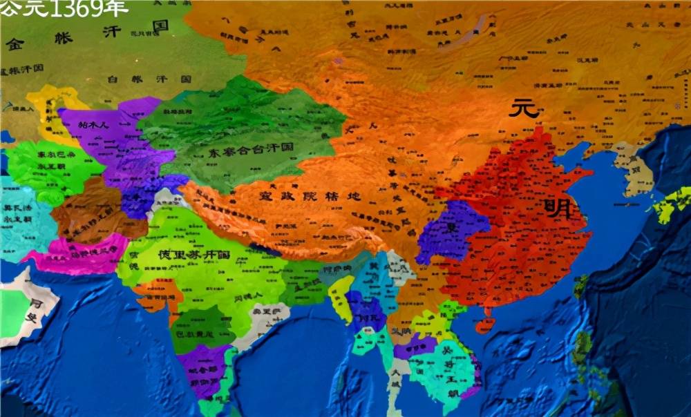 原创元朝1372万国土面积,到明朝仅剩下400万,剩余的土地都去哪了?