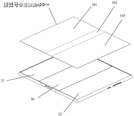 原创【专利解密】华为无折痕式折叠结构 增加可折叠设备使用寿命
