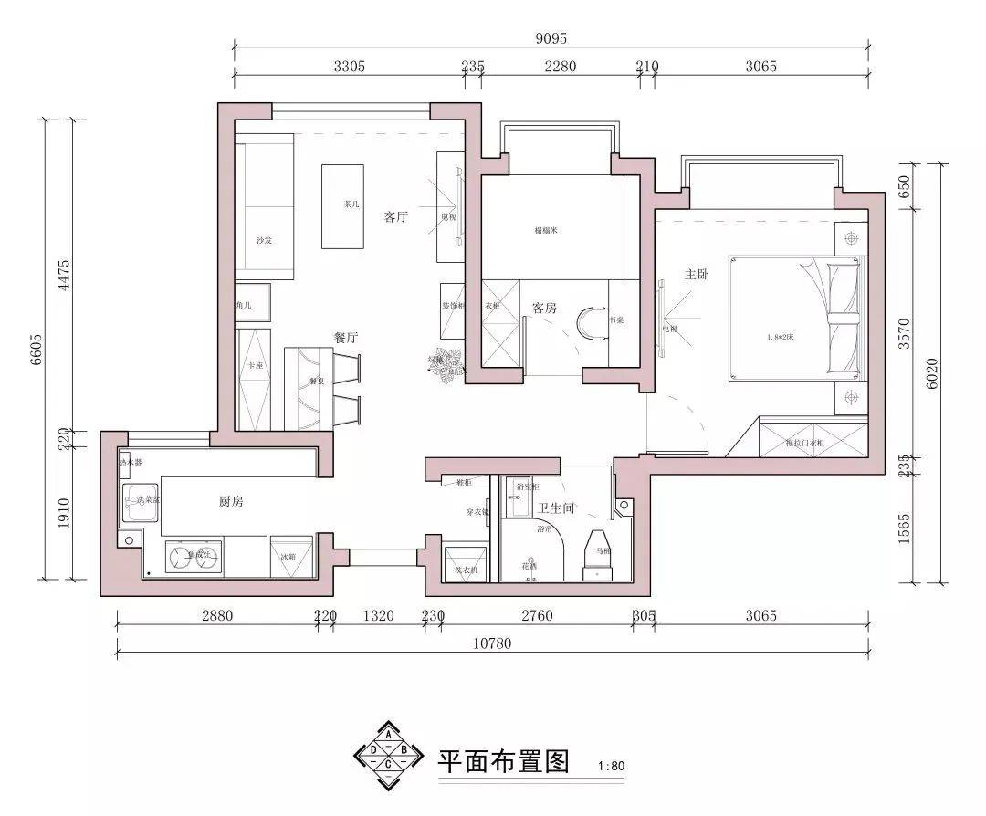 77㎡小两居告诉你老人房为什么更需要全屋智能