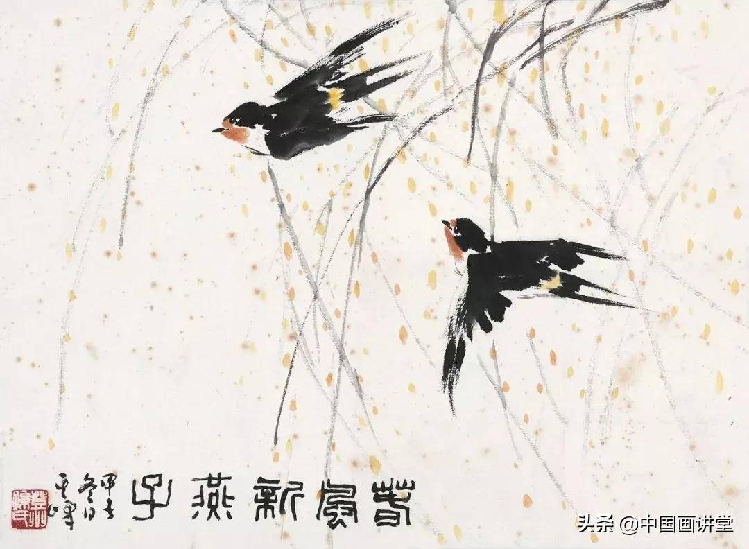 一学就会——小燕子写意画法