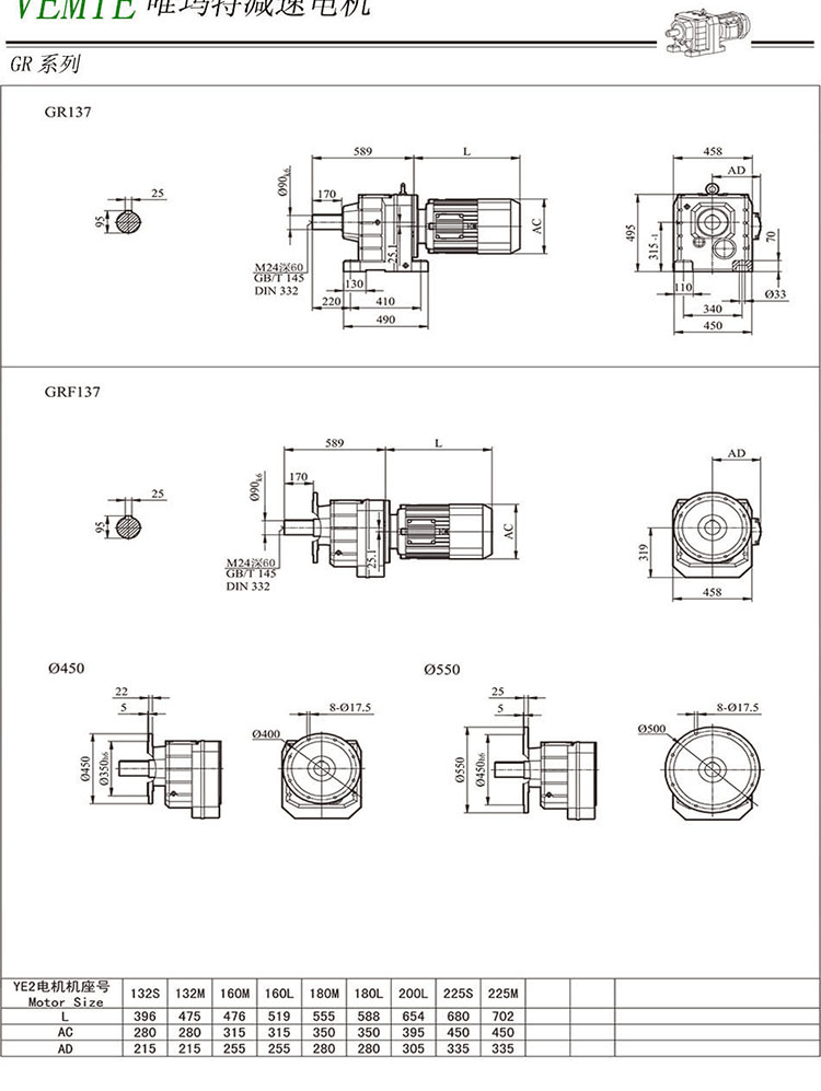 r137ds200m4r137ds225m4r137ds250m4齿轮减速机型号表示什么意思非