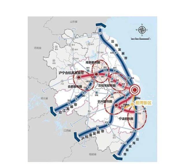 杭州湾新区——长江三角洲一体化交通基础设施网络总体形成