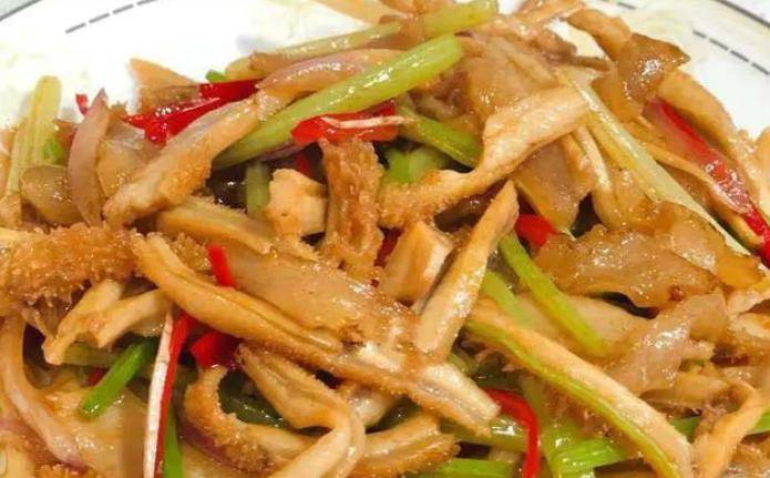 爆炒牛肚丝