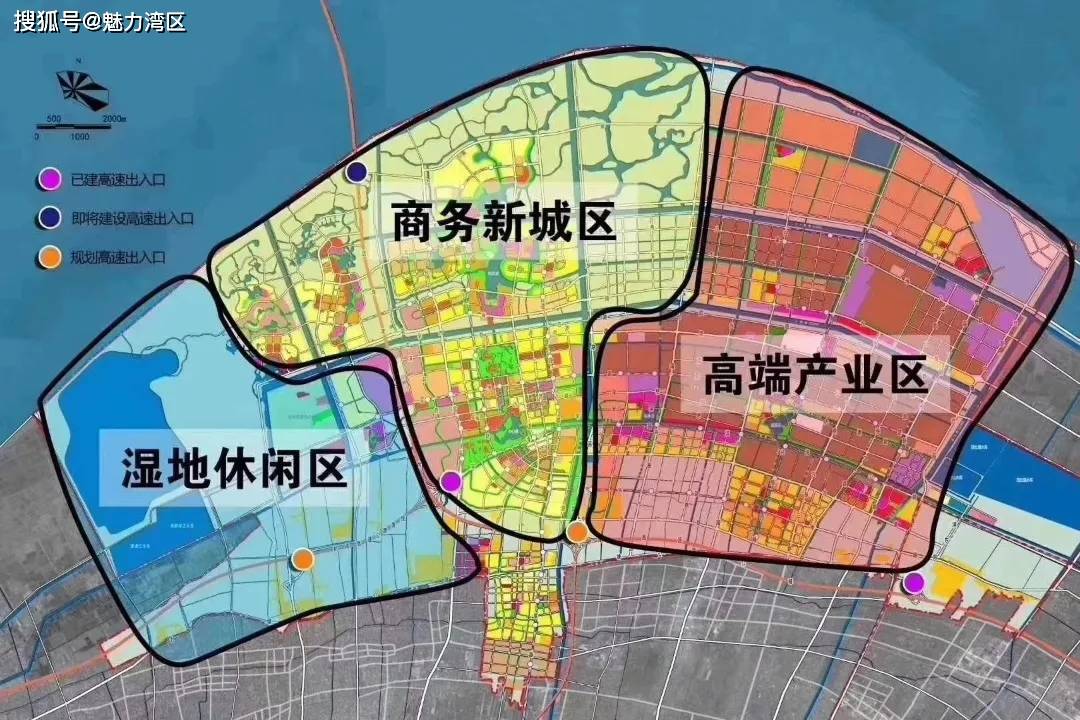 除了四通八达的交通网络带来的外部红利,着眼于内部,杭州湾新区建设也