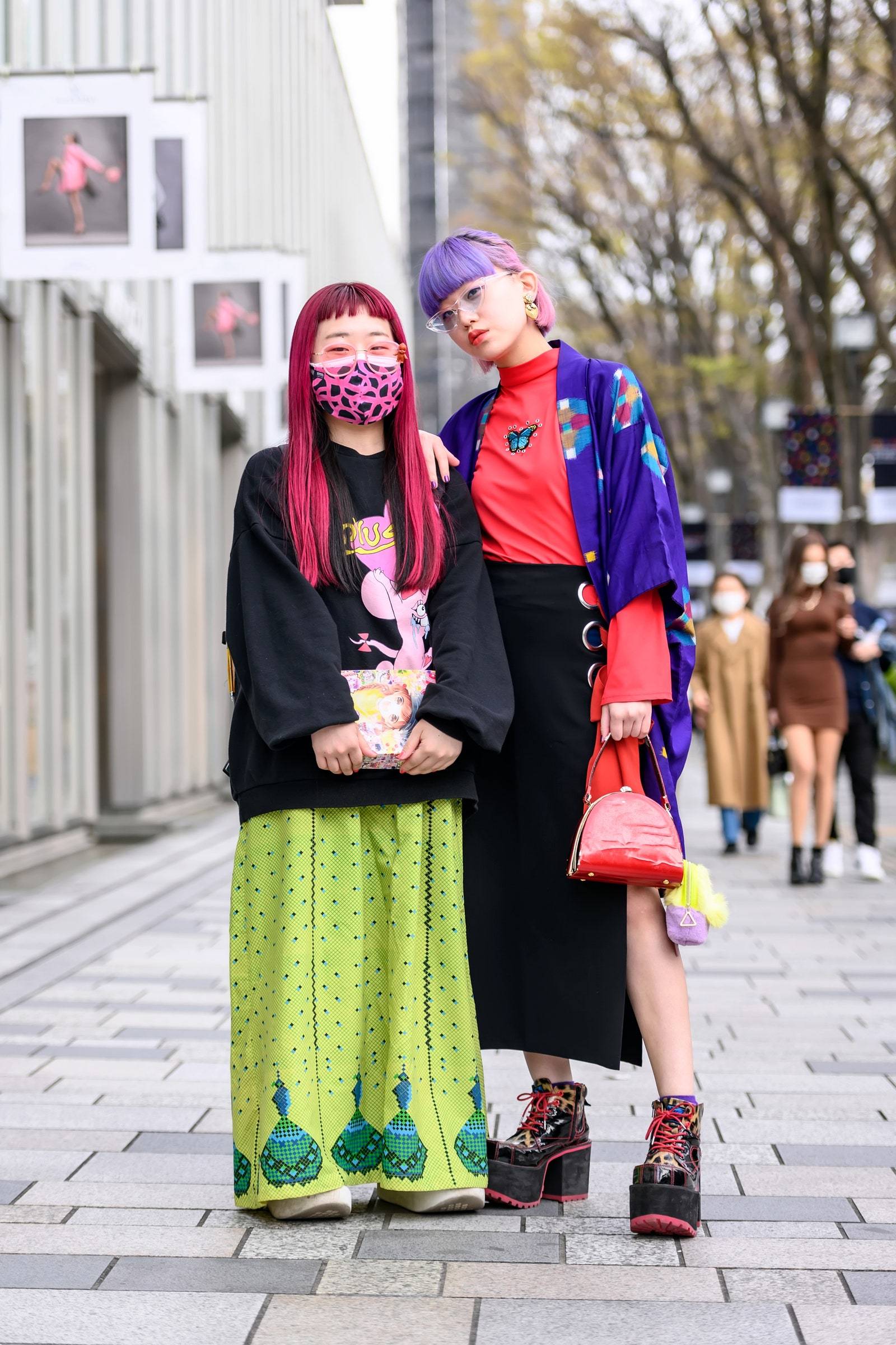 东京时装周街拍疯子和天才只在一线之间