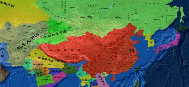 元朝1400万国土面积,到明朝剩下400万,其他的都去哪里