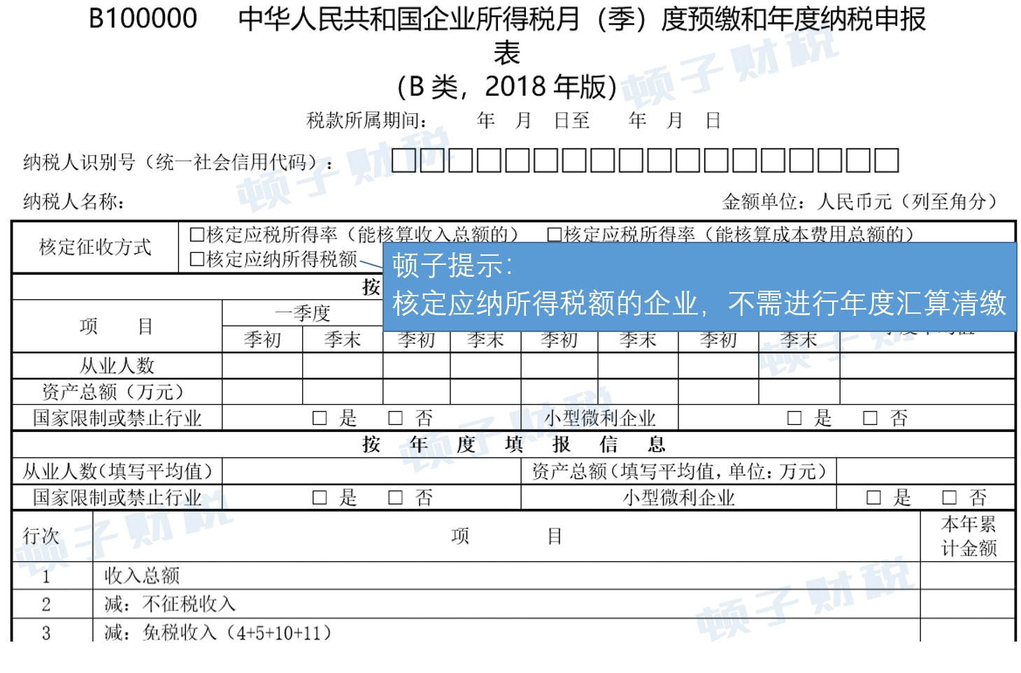 企业所得税汇算清缴之基本篇